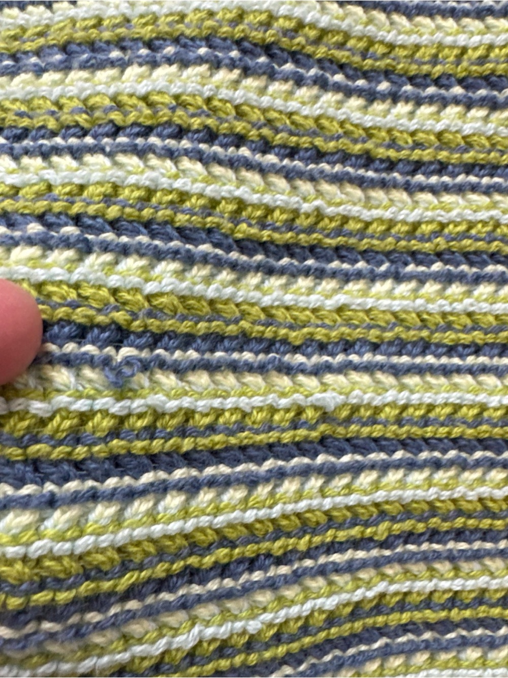 Women’s Striped Knit Tank Top & Skirt Set - Mint, Lime & Navy - S - Picture 8 of 8